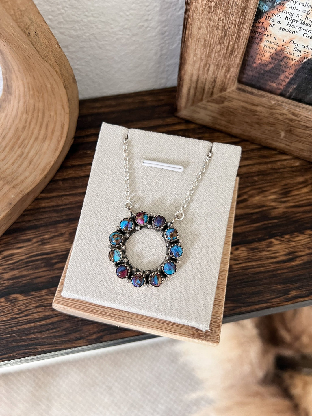 Iris Purple Mohave Necklace - Lunabelle West