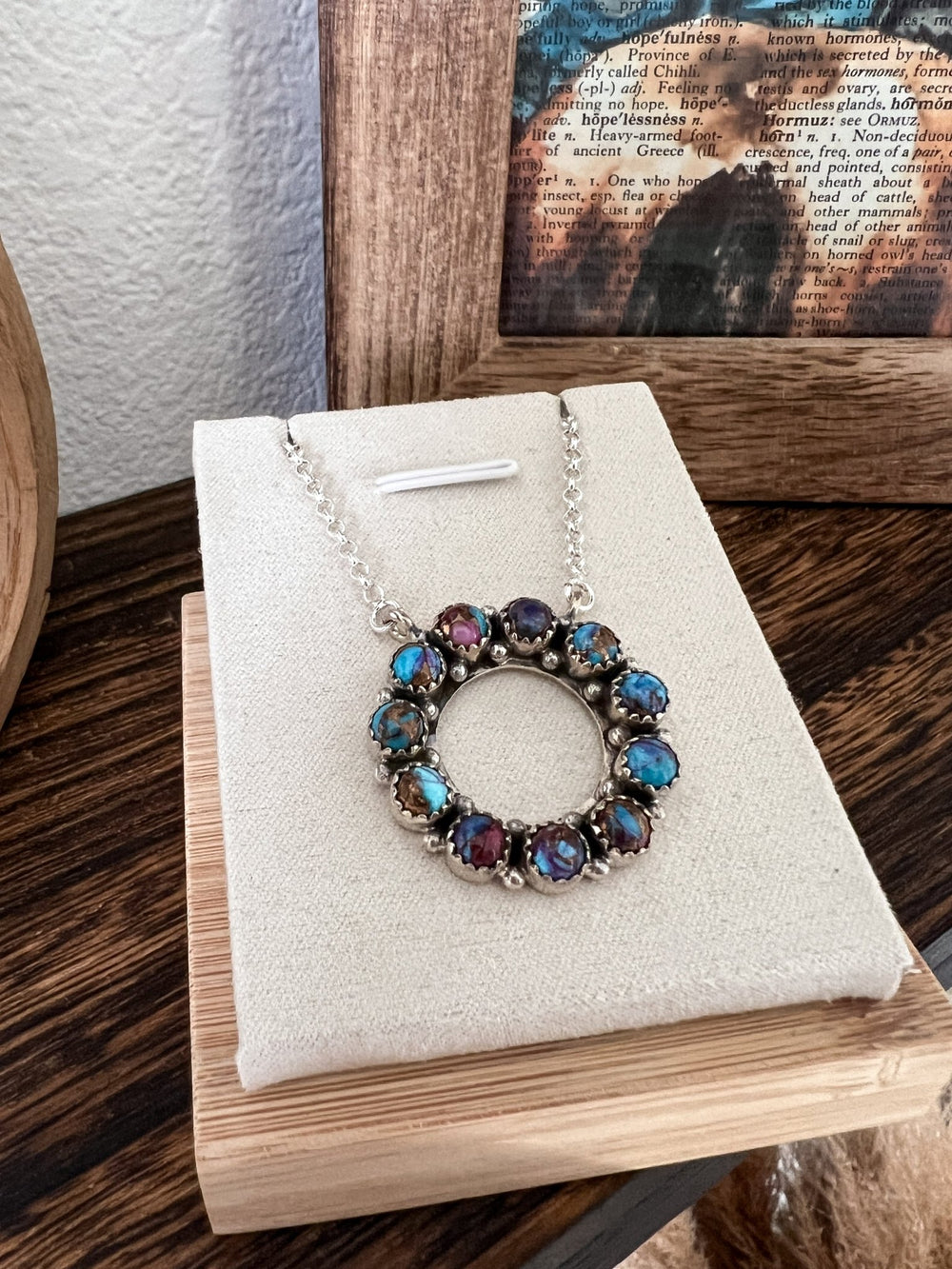 Iris Purple Mohave Necklace - Lunabelle West