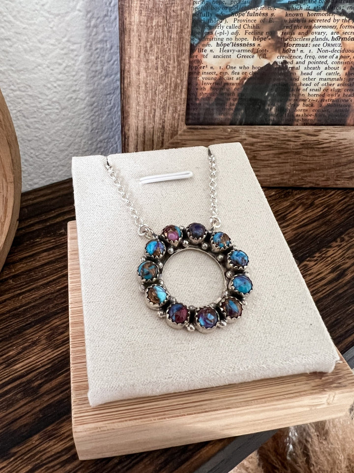 Iris Purple Mohave Necklace - Lunabelle West