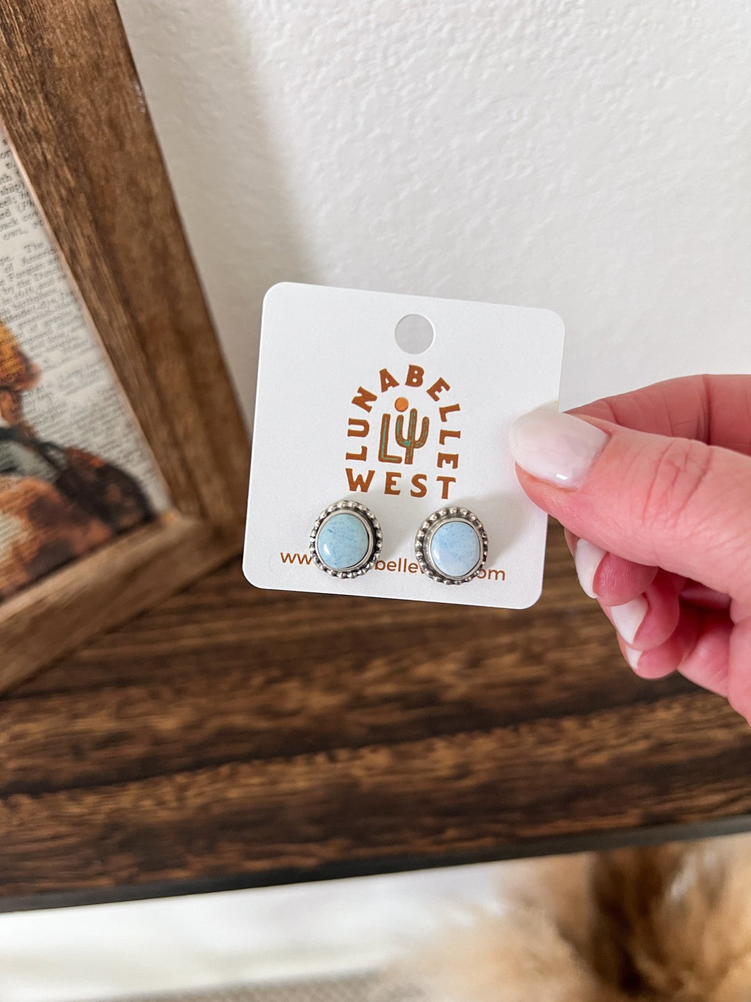 Marin Turquoise Earrings - Lunabelle West