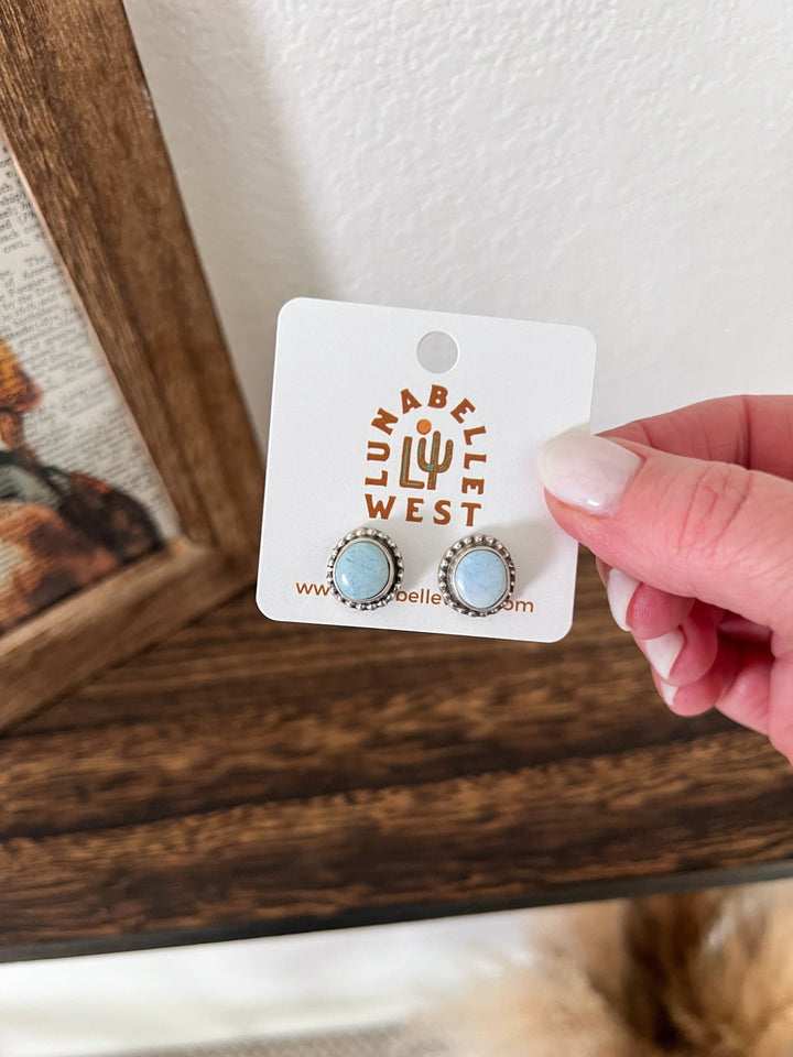 Marin Turquoise Earrings - Lunabelle West