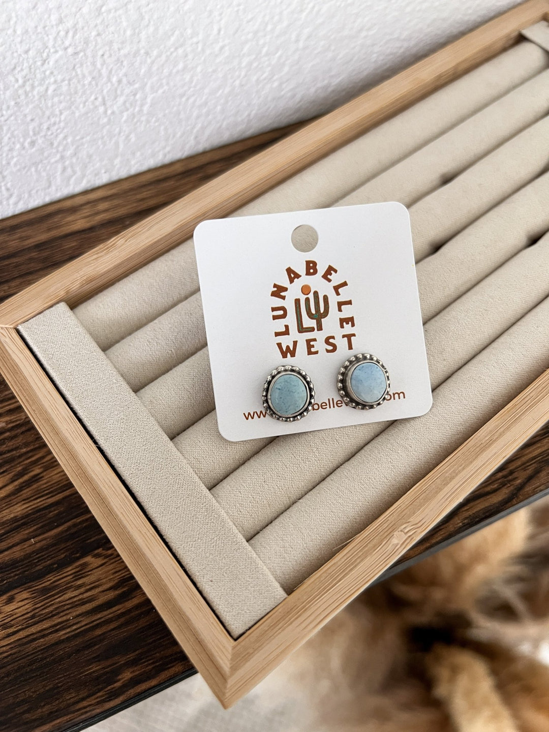 Marin Turquoise Earrings - Lunabelle West