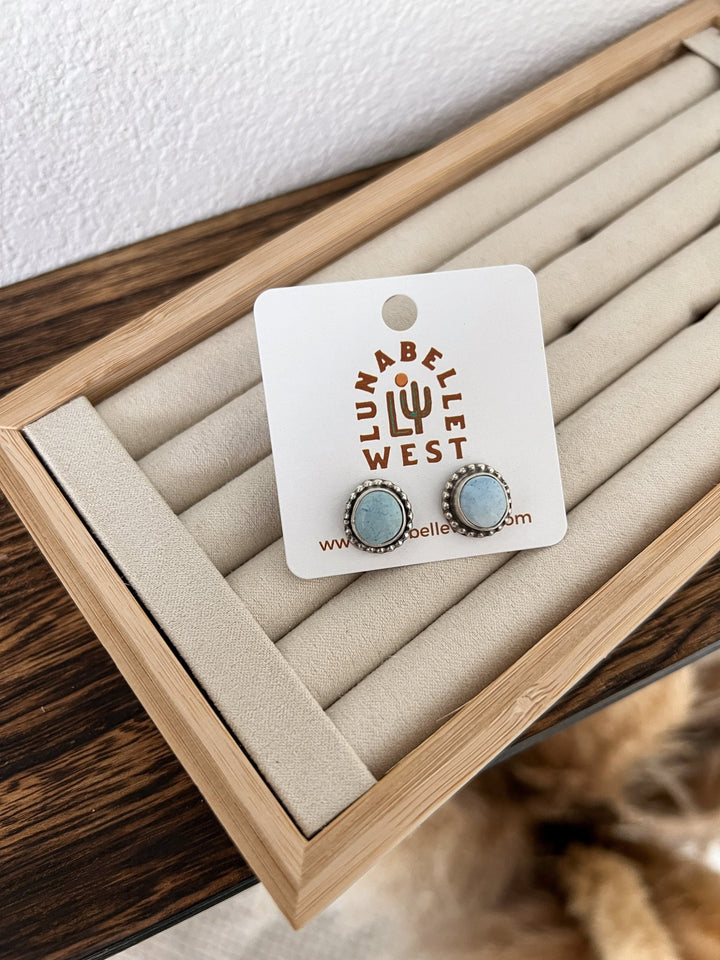 Marin Turquoise Earrings - Lunabelle West
