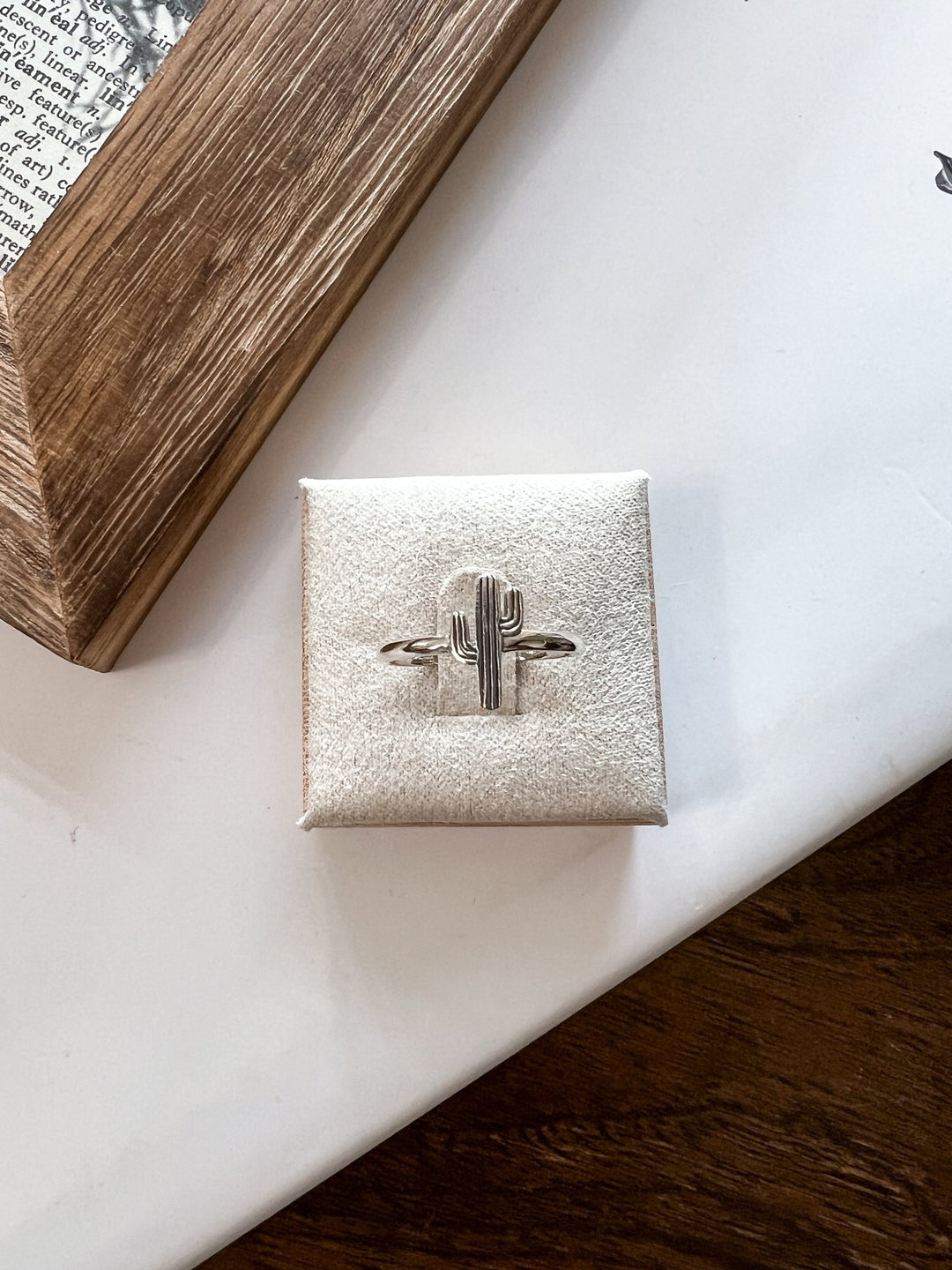 Sterling Silver Cactus Ring - Lunabelle West