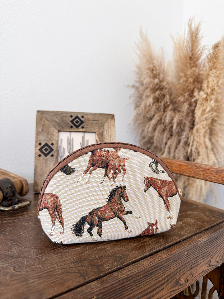 Prairie Pony Makeup Bag