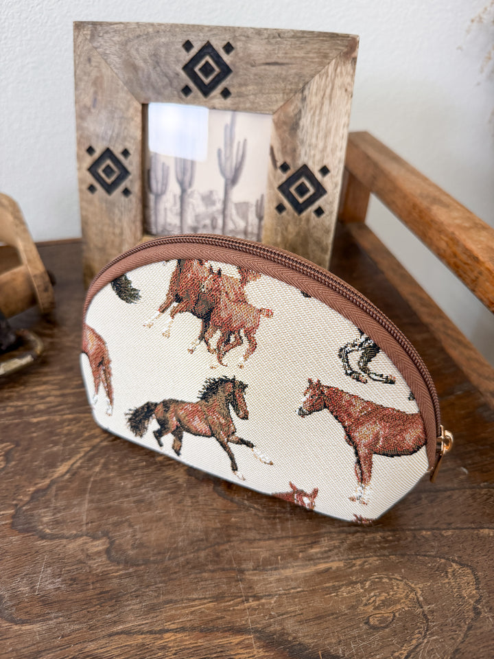 Prairie Pony Makeup Bag
