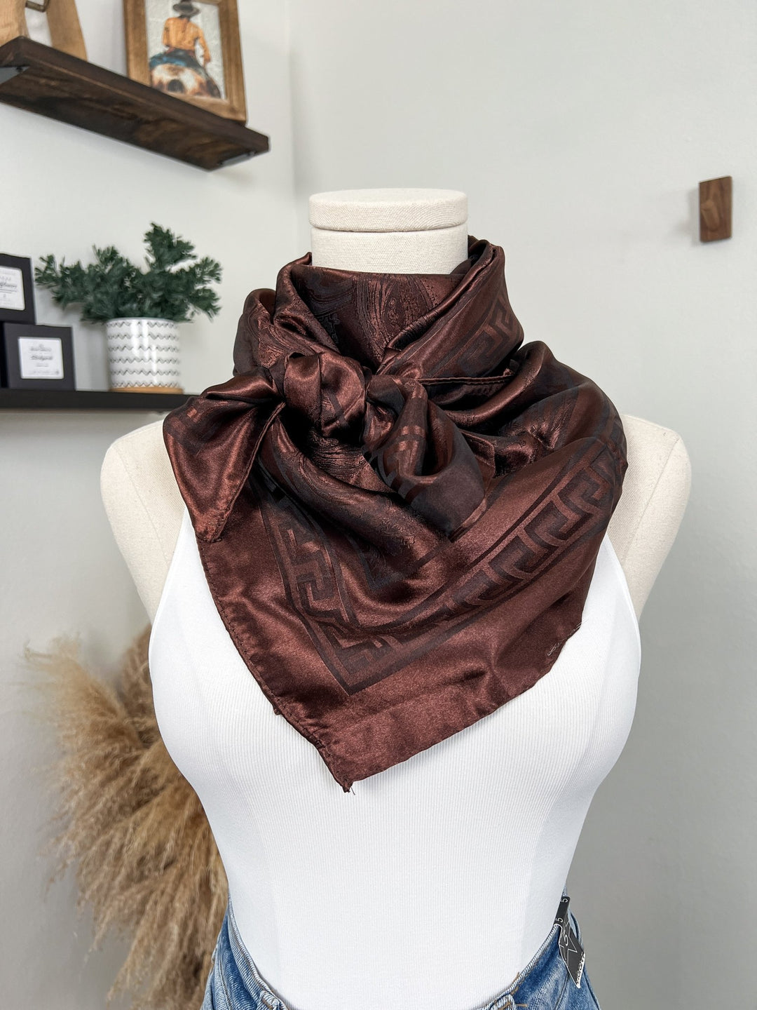 Mahogany Wild Rag - Lunabelle West