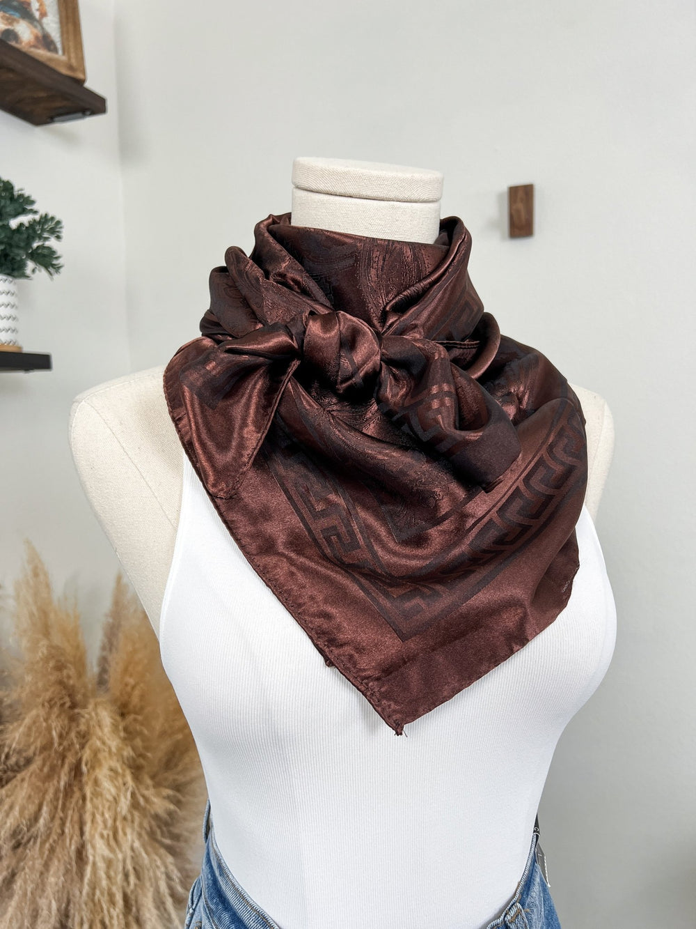 Mahogany Wild Rag - Lunabelle West