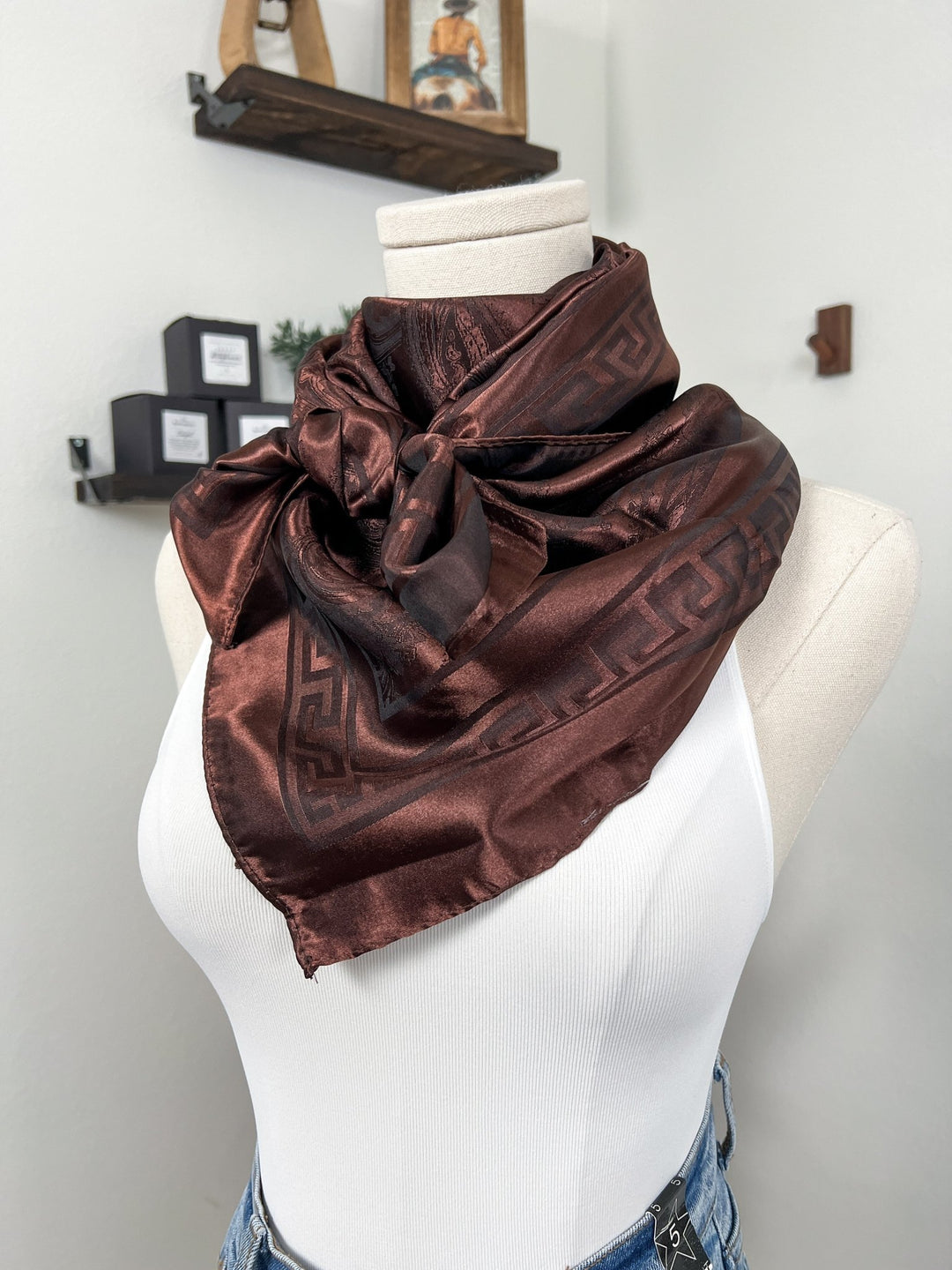 Mahogany Wild Rag - Lunabelle West