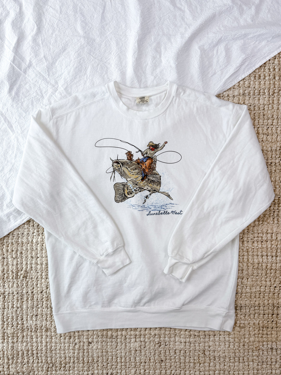 Channel Cat Cowgirl Crewneck