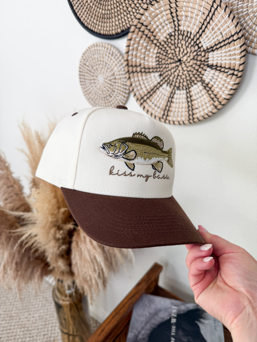 Kiss My Bass Trucker Hat